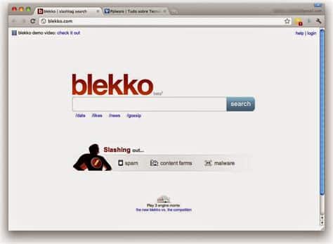 Blekko “Spam Free Search”