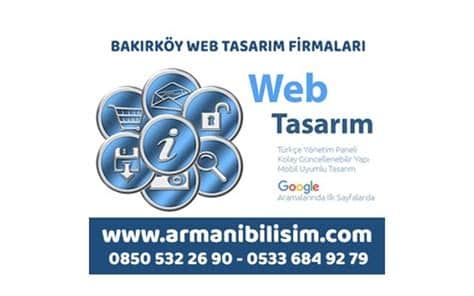 İstanbul Bakirköy Web Tasarım