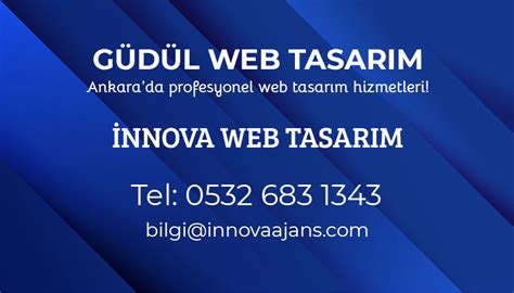 Ankara Güdül Web Tasarım
