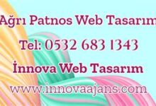 Ağrı Patnos Web Tasarım